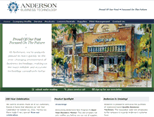 Tablet Screenshot of andersonbt.com